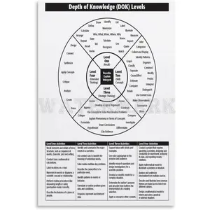 Depth of Knowledge DOK Levels Chart Poster (3) Canvas for Living Room Bedroom Decor 24x36inch(60x90cm) Unframe-style