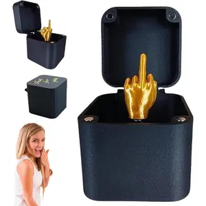 Middle Finger in a Box,Finger Surprise Gift Box,Funny Gifts,Gag Gifts Funny Adult,Novelty Fun Prank Gift,White Elephant Gifts for Adults,Joke Prank Gag Quirky Gifts for Guys Men