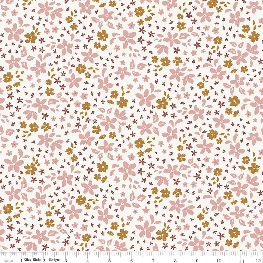 Fabric Riley Blake Cloud Petals Winged Medley by the Quarter Yard C15913-CLOUD