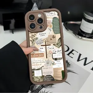 TPU Phone Case for iPhone 17 15 16 14 Pro Max 13 12 11 XR XS  Air Plus E Christ Cross Bible Design Pattern Drop Protection Shockproof Soft Silicone Smartphone Cover Casing