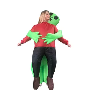 Green Inflatable Alien Costume - Adult size
