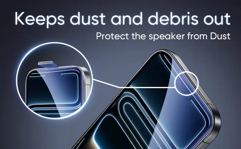 Product Introduction of MAGIC JOHN 2-Pack Screen Protector for iPhone, Samsung, and Google–Crystal Clear, Scratch-Resistant, Ultra-Smooth Touch, Privacy Protection, Circular Polarized Eye Protection, Easy Installation 18