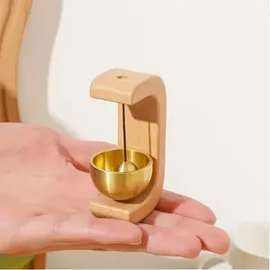 Suction Door Type Solid Wood Wind Chime,  Elegant Wooden Wind Chime, Home décor items, fridge magnets, Vintage Door Bell Hanging Ornament,   vintage home decor  - Christmas Decoration