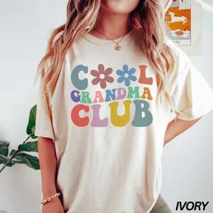 Cool Grandma Club Tshirt, Gift for Grandma, Grandmother TTshirt, Retro Grandma Tshirt, Mothers Day Gift, Gift For New Grandma, Comfortable Top