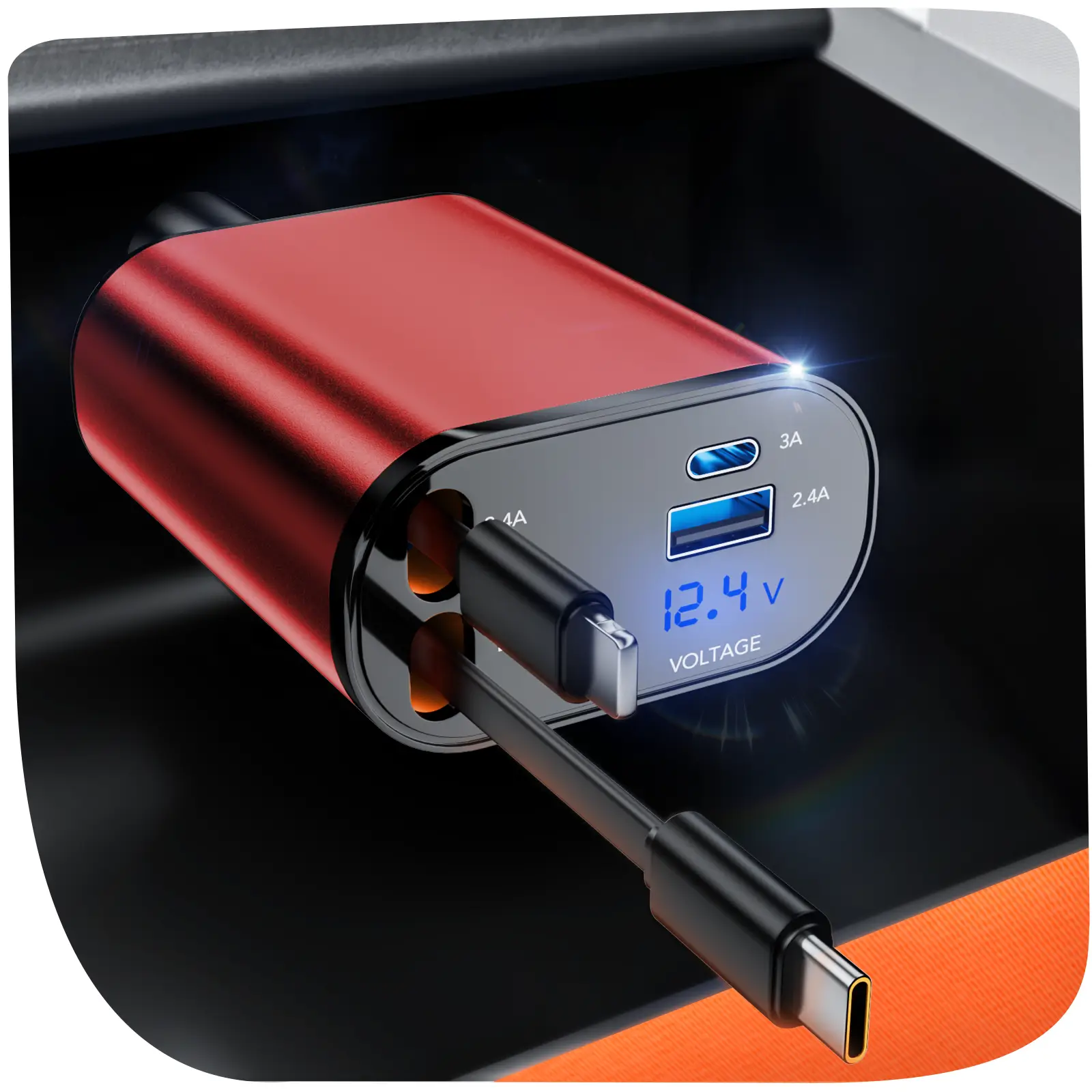 Retractable Car Charger Twowire convenient charging cable for iPhone 171615iPhone 17 AiriPhone 17 ProiPhone 17 Pro MaxAirPods Pro Car Charger Retractable Car Charger Twowire convenient charging cable for iPhone 171615iPhone 17 AiriPhone 17 ProiPhone 17 Pro MaxAirPods Pro Car Charger