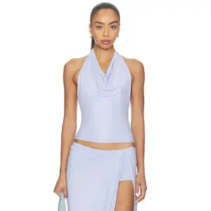 superdown Isobella Top in Ice Blue