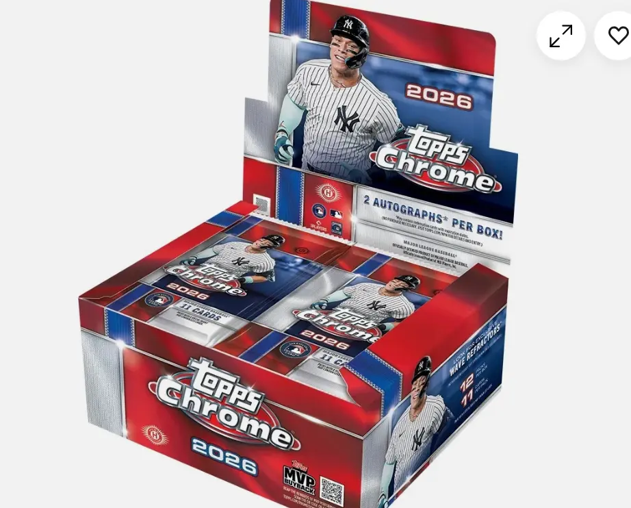 2026 Topps Chrome Baseball Jumbo Hobby Box