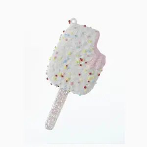 Vanilla Popsicle with Sprinkles Ornament