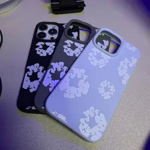 Cotton Wreath Case (Black/White/blue/grey) 17 16 15 14by The Case Market | Streetwear Inspired | Durable and Water Resistant