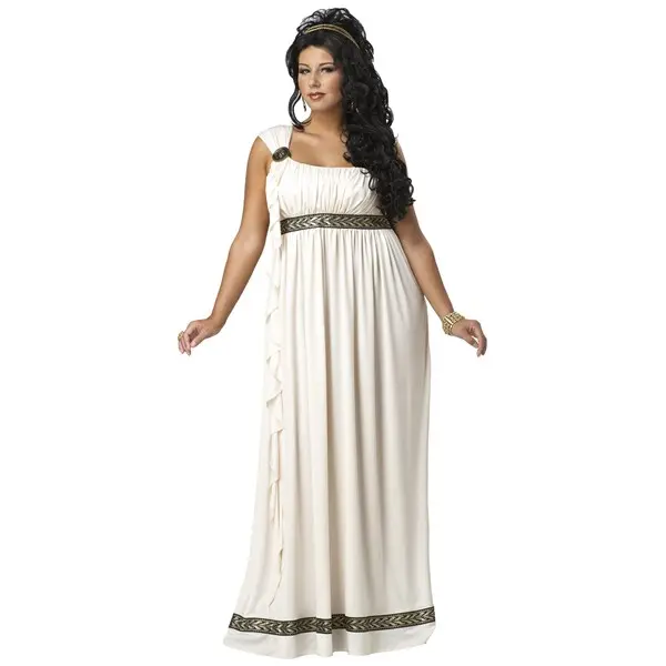 Plus Size Olympic Goddess Costume for Women