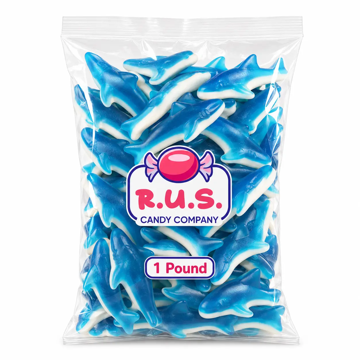 Blue Gummy Sharks Candy, 1 lb Bag, Soft Chewy Blue Raspberry Shark Gummies Blue Gummy Sharks Candy, 1 lb Bag, Soft Chewy Blue Raspberry Shark Gummies