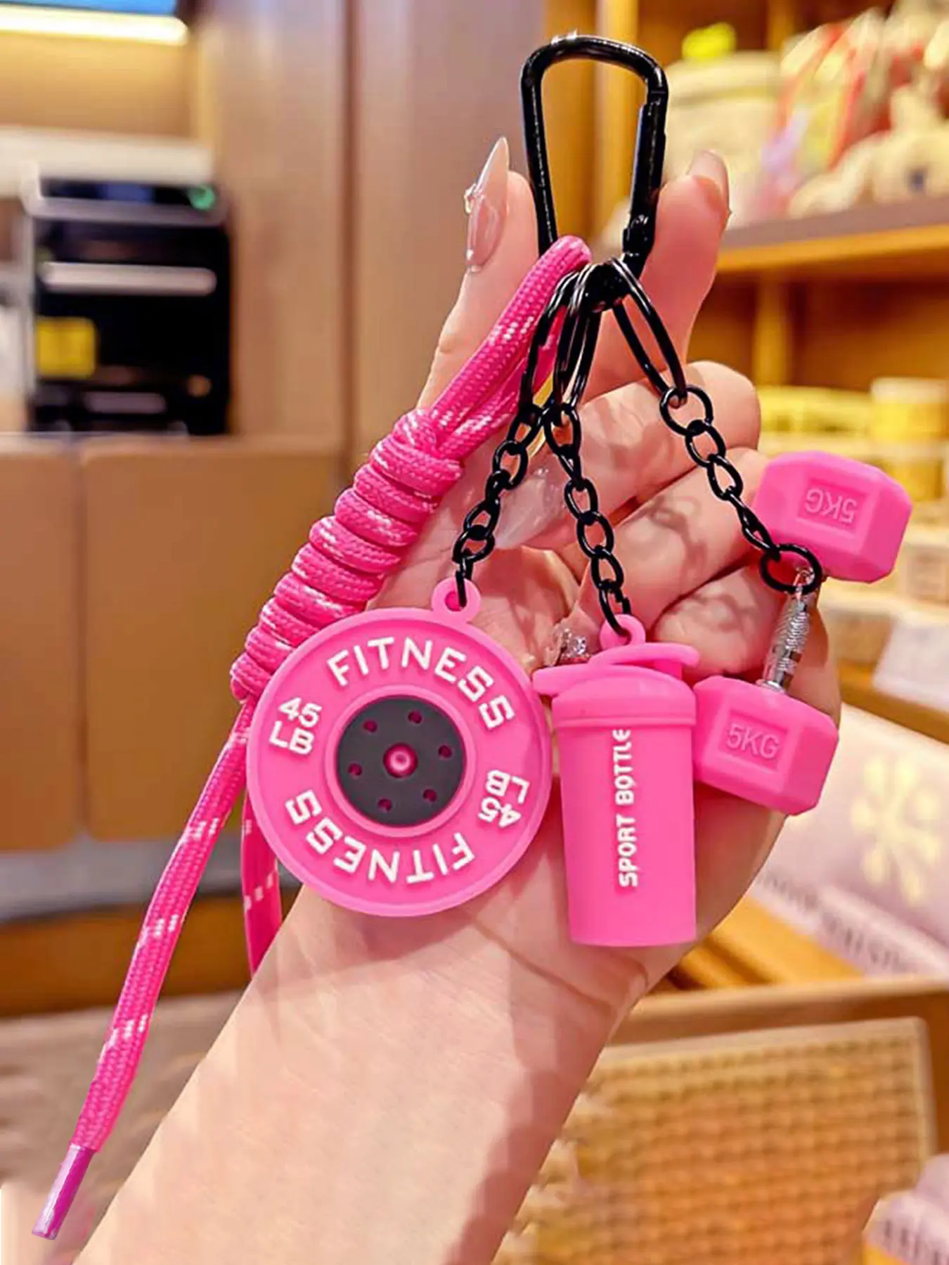 D buckle - rose pink