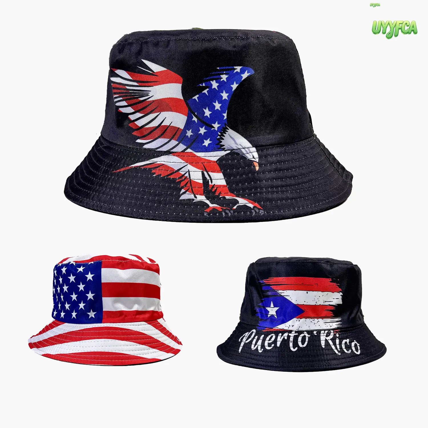 RAmerican Flag Pattern Bucket Hat, Double Sided Patriotic Fisherman Hat,Funny Fashion Fishing Hat  Unisex UV Protection Packable Sun Hat, Ideal for 4th of July Celebrations, Beach, Fishing, Hiking and Daily Outdoor Activities beach outfits summervibes