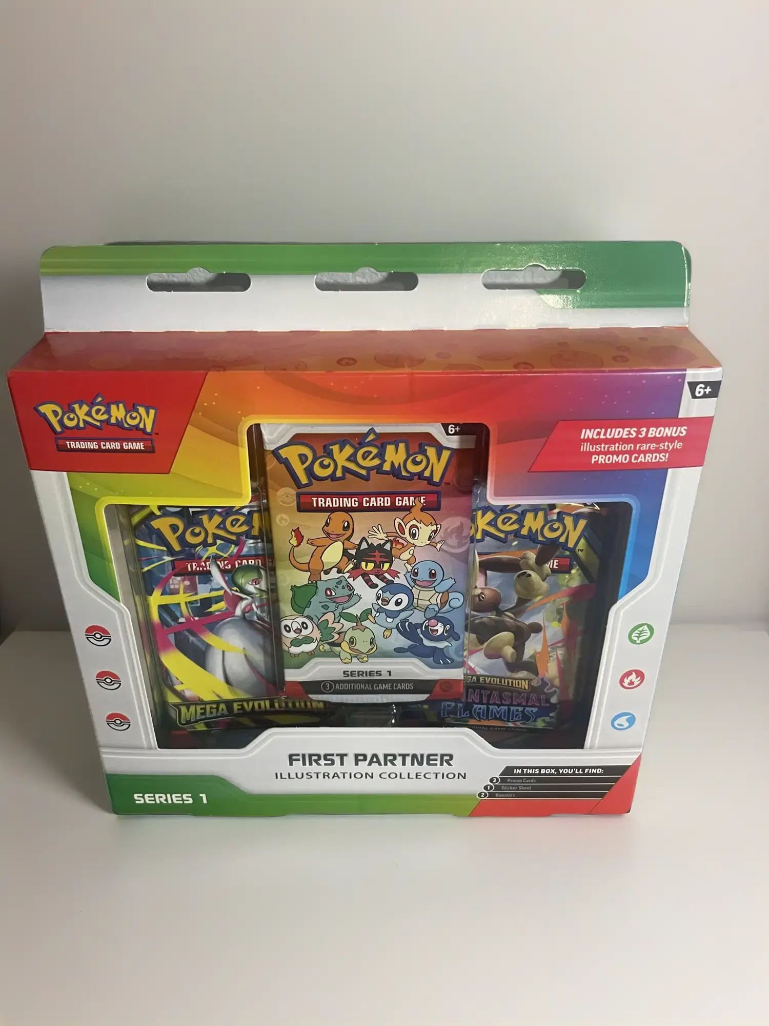 Pokémon First Partner Illustration Collection(2 booster packs + 3 card ...