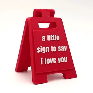 "a little sign to say i love you" Mini Sign – Heartfelt Gift for Valentine’s Day