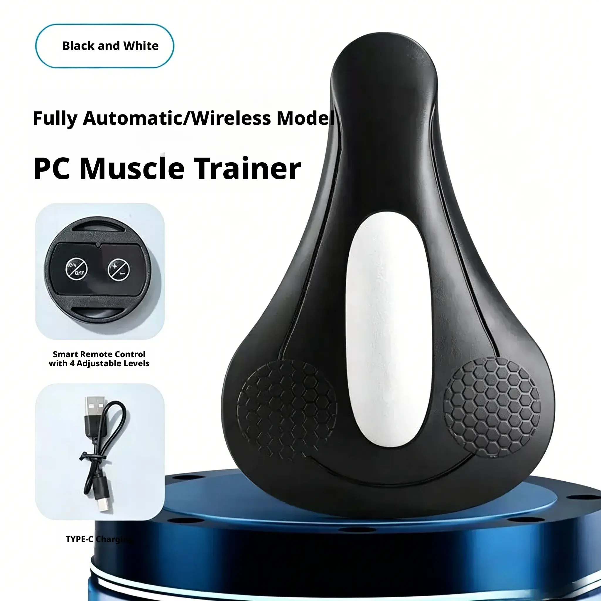 Electric PC Muscle Home Use Pelvic Floor Rehabilitation Trainer Hip & Pelvic Muscle Massager Vibrating Pelvic Floor Trainer Wireless Remote Control Vibration Massager Electric Pelvic Floor Muscle  Universal Fitness Device