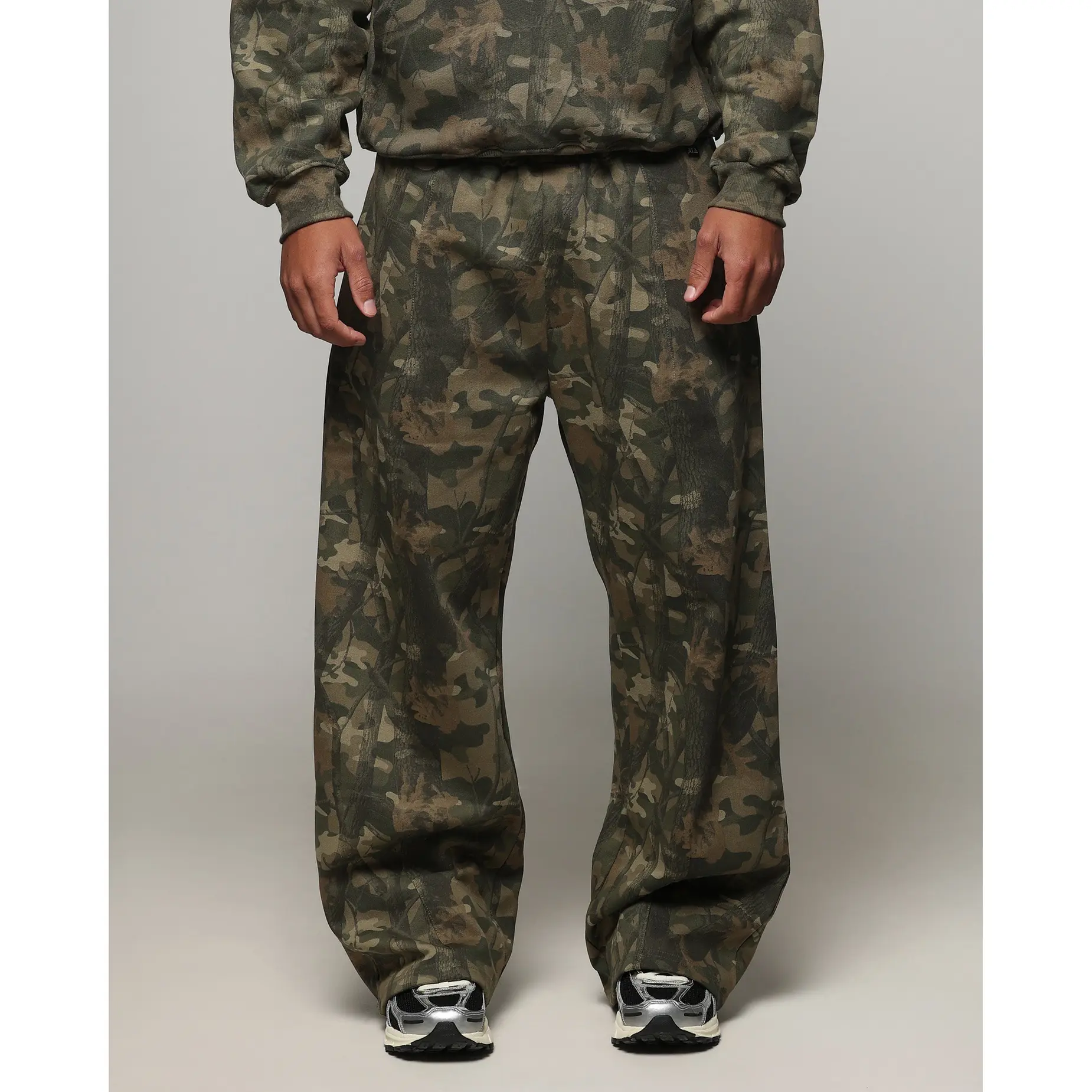 American Thrift Wide Leg Pants Camo