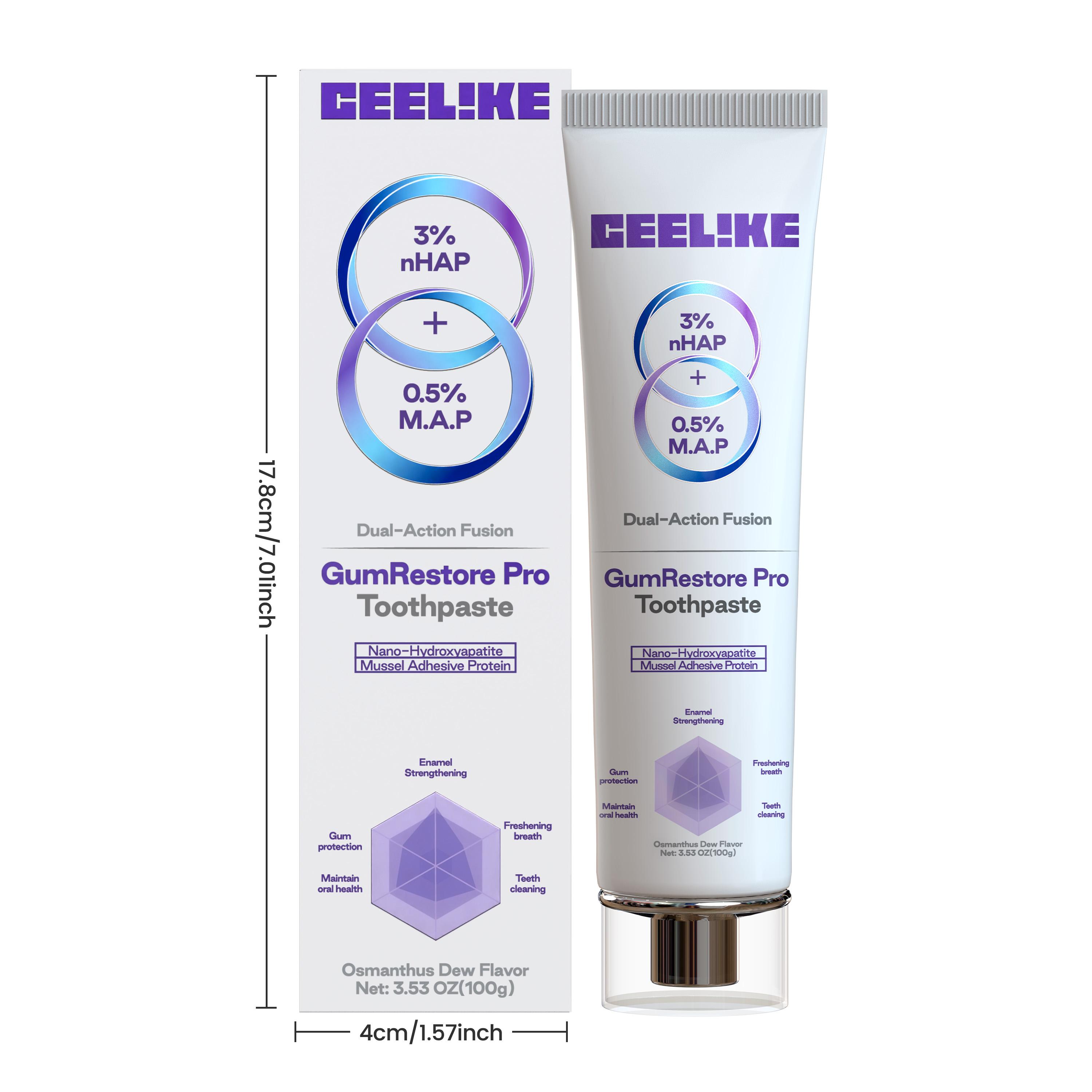 CEELIKE 3-Sided Toothbrush + Toothpaste Set – 360° All-Around Cleaning, Gentle Care, Ideal for Daily Oral Care, Travel-Friendly Design, Available in Multiple Combinations