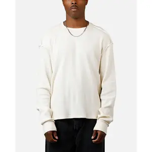 American Thrift Long Sleeve Thermal T-Shirt Off White