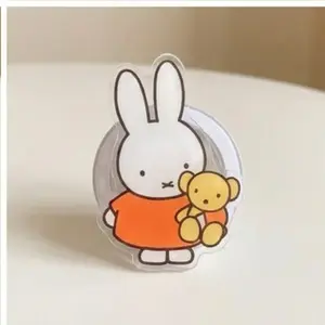 Cute Miffy Popsockets Magsafe Phone Case With Grip, For Iphone, Best Gift For Friend