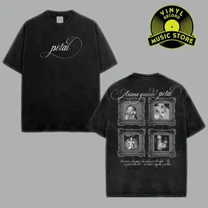 VINYL - Ariana Petal 2026 V5 New Album Heavy Metal Graphic T-Shirt, Eternal Sunshine Queen Music Graphic Hoodie, Pop Music Tee with Mexico Style