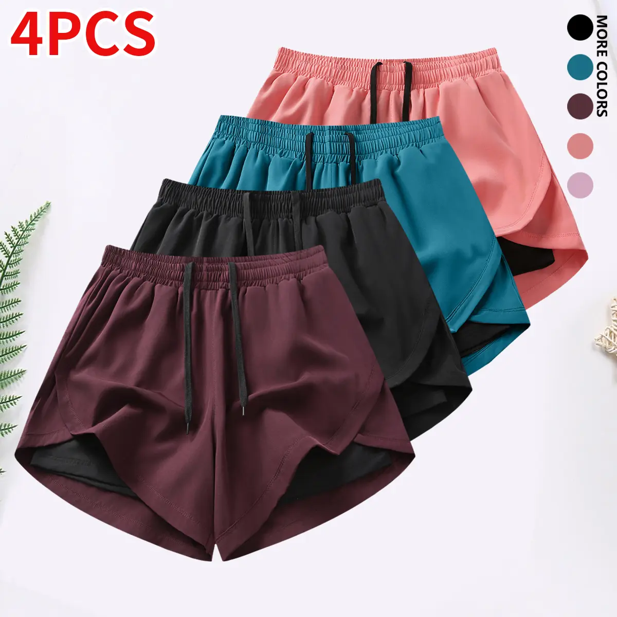 Wine red + black + lake blue + pink