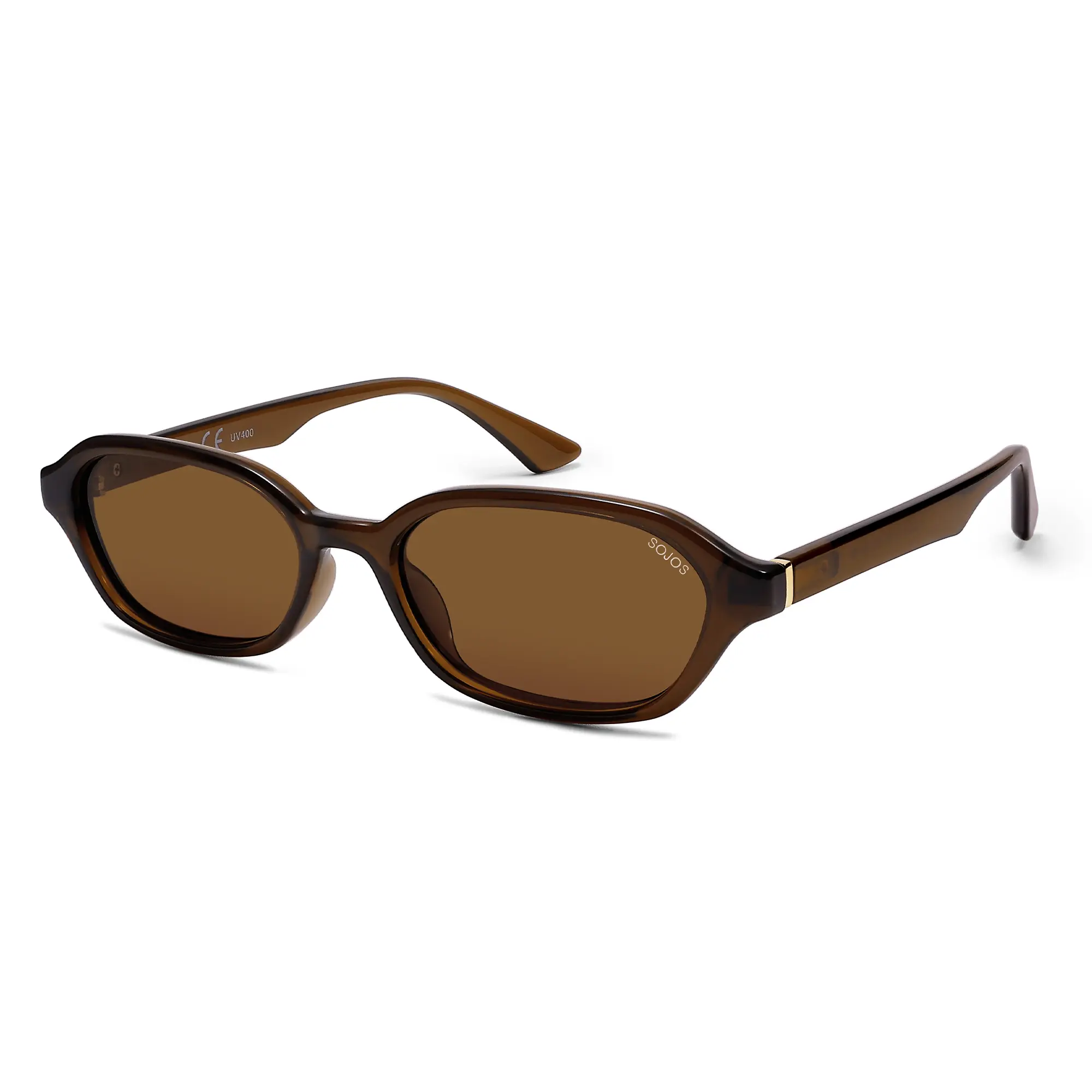 SOJOS Retro Rectangle Polarized Sunglasses for Women Men Trendy Hexagon Narrow Chic Y2K Sunnies SOJOS Retro Rectangle Polarized Sunglasses for Women Men Trendy Hexagon Narrow Chic Y2K Sunnies