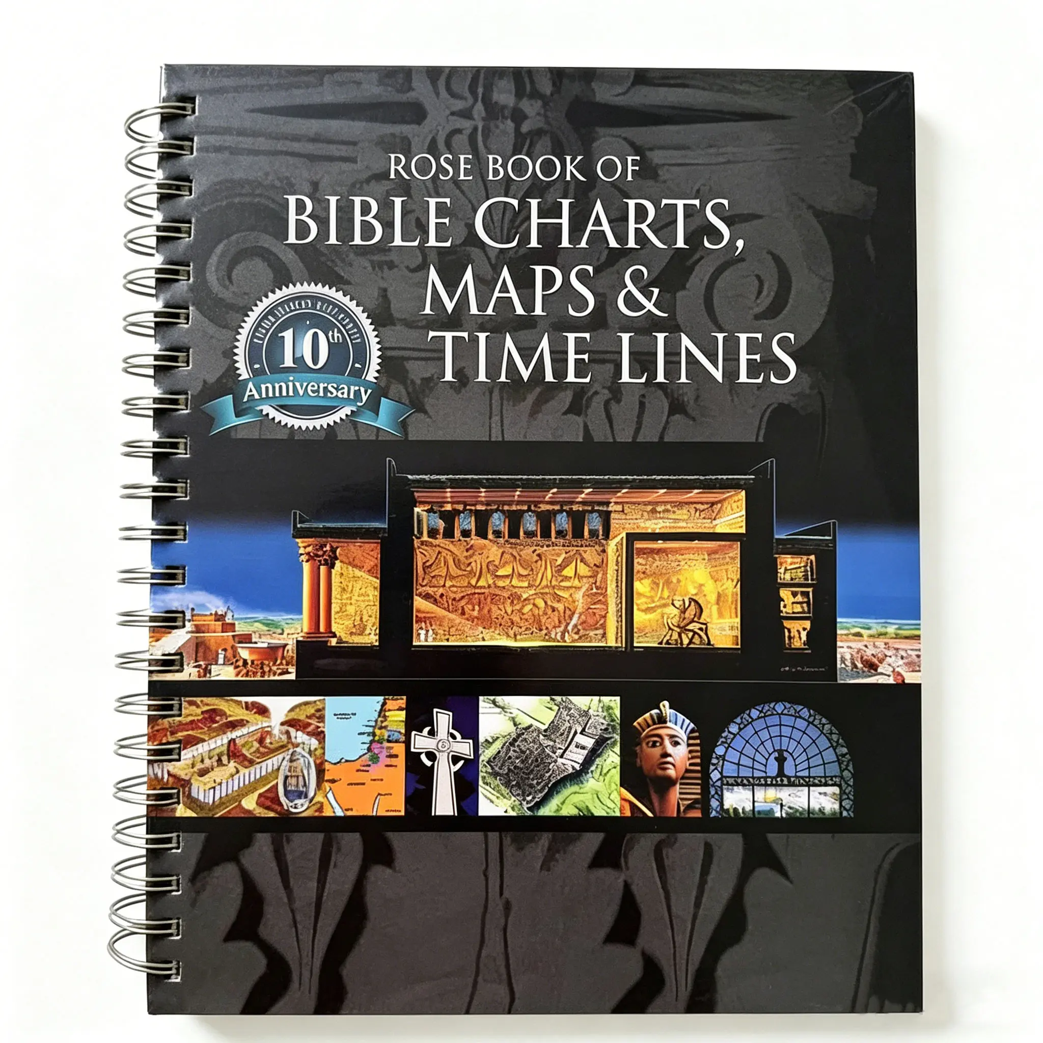 Rose Book of Bible Charts, Maps & Time Lines Vol.1 - 10th Anniversary Edition Paperback Compendium, 200 Charts, Maps & Illustrations, 24" Fold-Out Bonus, Great Resource to Enrich Understanding for Every Church Library