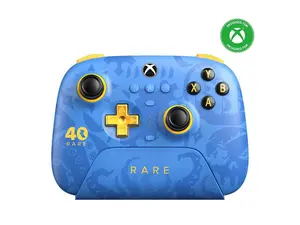8BitDo Ultimate 3-mode Wireless Controller for Xbox, Hall Effect Joysticks, Pro Back Buttons, Compatibility with Xbox Series X|S & Xbox One, Apple, Windows PC & Android - Rare 40th Anniversary Edition