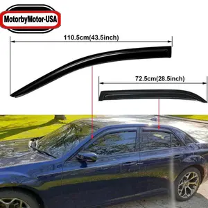 For 2011-2023 Chrysler 300 Window Visors Rain Guards Vent Shades 4PCS