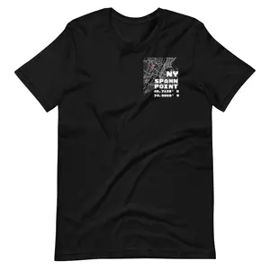 Spawn Point New York Unisex TShirt – Gamer Streetwear Map Design Tee