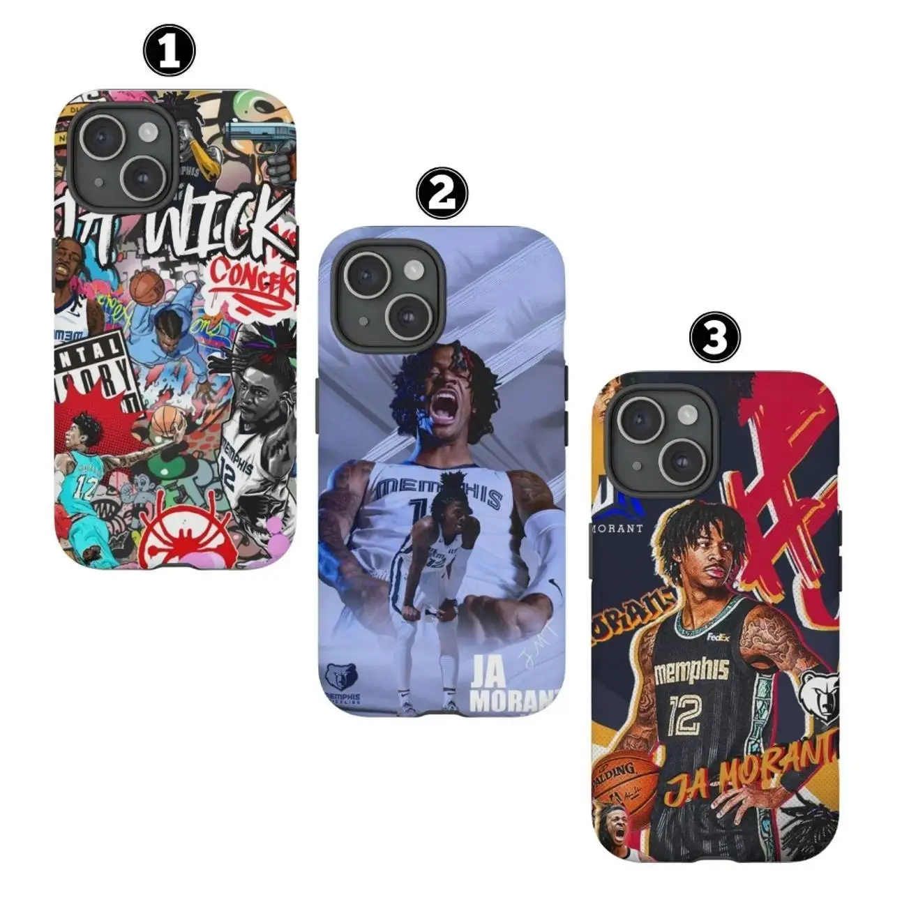 NBA Ja Morant Phone Case Suitable for iPhone 17-11 Pro Max/Plus and Samsung  Galaxy S23-25 - TikTok Shop