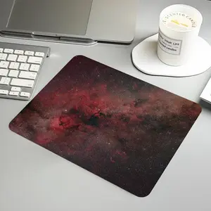 Creative Pattern Mouse Pad, Rectangular Glass Mouse Pad, Aesthetic Waterproof Washable Smooth Hard Desk Mat, Ideal Gift for Family