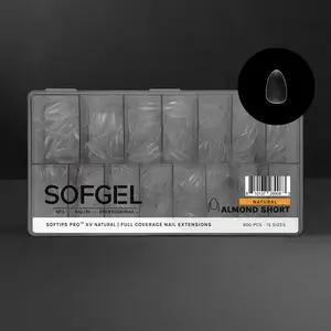 SOFGEL SOFTIPS PRO™ XV NATURAL - ALMOND