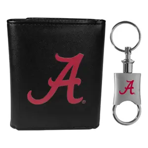 Siskiyou Sports NCAA Leather Tri-Fold & Valet Key Chain