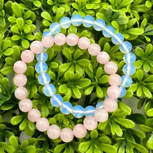 Rose Quartz & Opalite 8mm Bracelets
