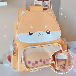 Pwuffy Peach Shiba Boba Ita Backpack