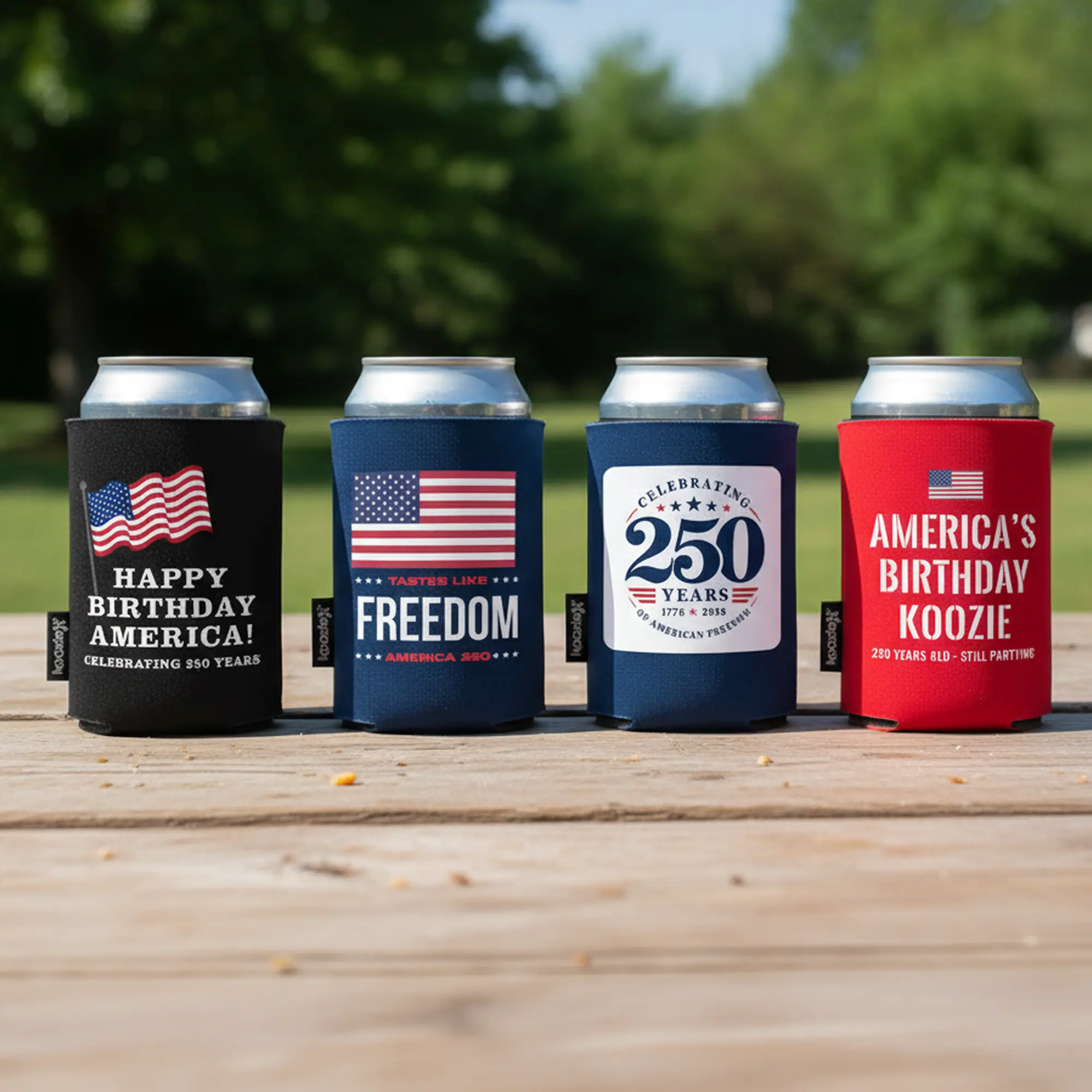 America250 Koozie Can Coolers - 20 Pack