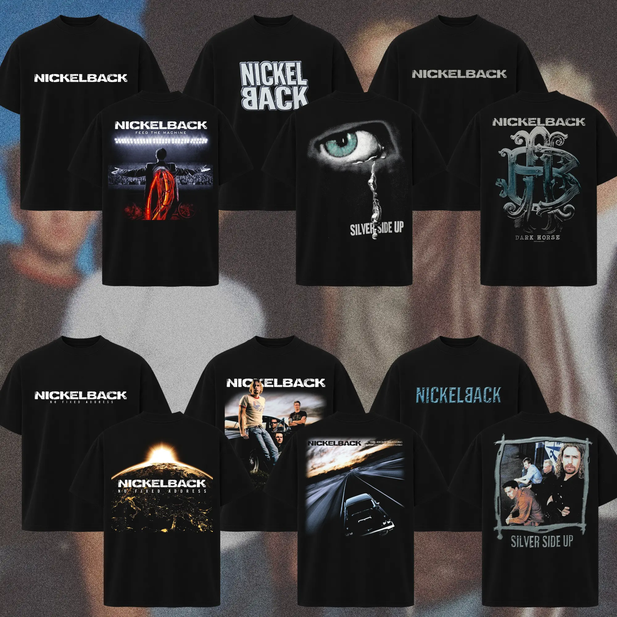 [SUMMER COLLECTION] Nickelback Band T-Shirt Collection, Retro Rock Band Tee, Vintage Post-Grunge Music Graphic Tee, Unisex Oversized Rock Band Tee, Gift for Nickelback Fans, Rock Music Shirt for Men & Women