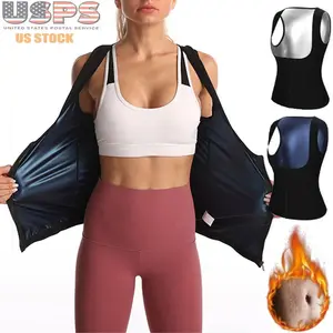 Sauna Suit Sweat Waist Trainer Vest for Women Sweat Workout Tank Top Shaper Sauna Suit Sweat Waist Trainer Vest for Women Sweat Workout Tank Top Shaper