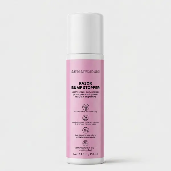 Skin Studio 211 Razor Bump Stopper – Premium PFB Vanish Chromabright Alternative After-Hair Removal Roll-On Liquid (3.4 fl oz / 100 mL)