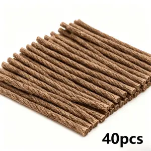 40-Pack Waterproof Tinder Strips, Essential, Convenient Gear for Outdoor Survival and Camping, Durable and Reliable Fire Starting Tool for Emergency Situations