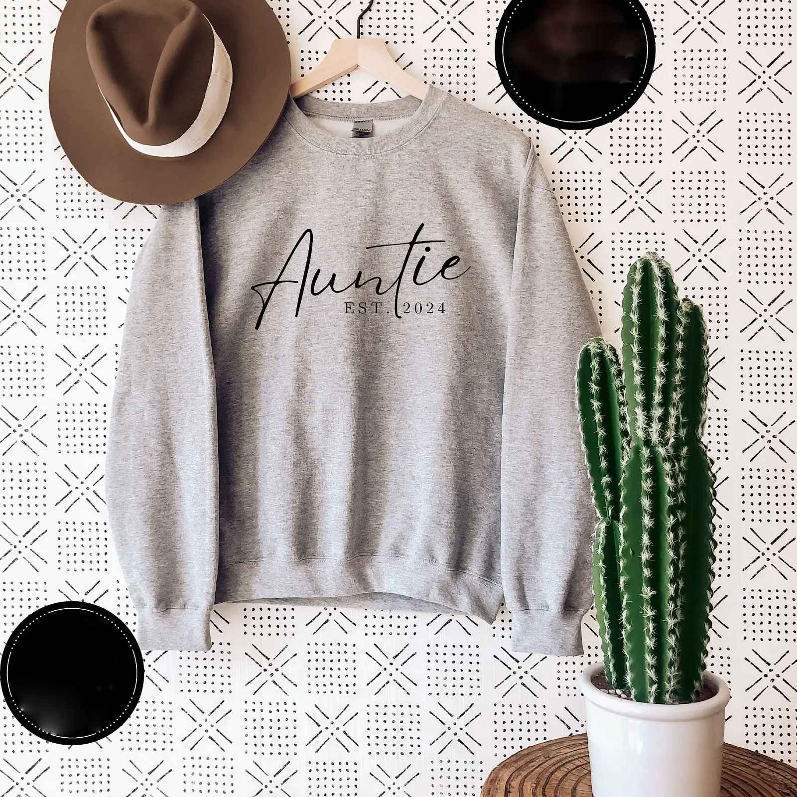 Personalized Aunt Est Sweatshirt, Aunt Est Sweatshirt, Mother's Day Sweatshirt, Mother's Day Gift
