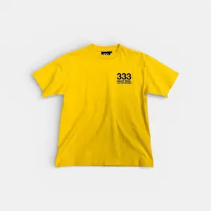333 Half Evil Spring Time Collection Tee Limited Edition 1/500 Yellow T-Shirt for Men