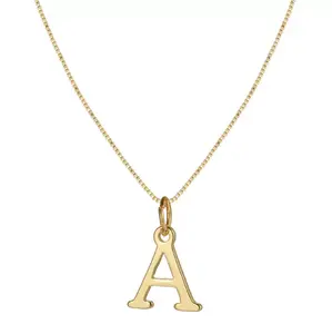 SHOW CRAFT Initial Dainty Letter Necklace Tiny A-ZPendant Choker Necklace Trendy Cute Personalized Monogram Name Necklace Jewelry For Teen Girls Gift For Black Friday for christmas 2025 ornaments For Valentine's Day Minimalist Chain
