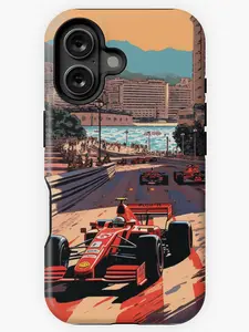 Soft Cactus Vintage Monaco Grand Prix Iphone Case Phone Case Phone Cases Phone Cover Hard Case Tough 2-Piece Phone Case