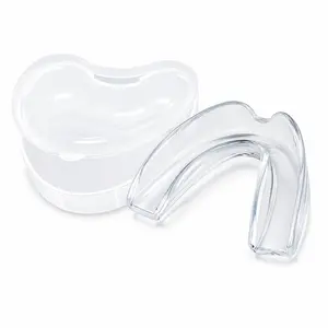 Sports Mouth Guard with Case, Moldable Boil and Bite Mouthguard, Ideal for Boxing, Mma, Football, Basketball, Wrestling