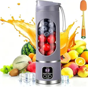 450ml Portable Wireless Juicer USB Rechargeable Mini Blender Electric Fruit Smoothie Maker for Travel Outdoor Home