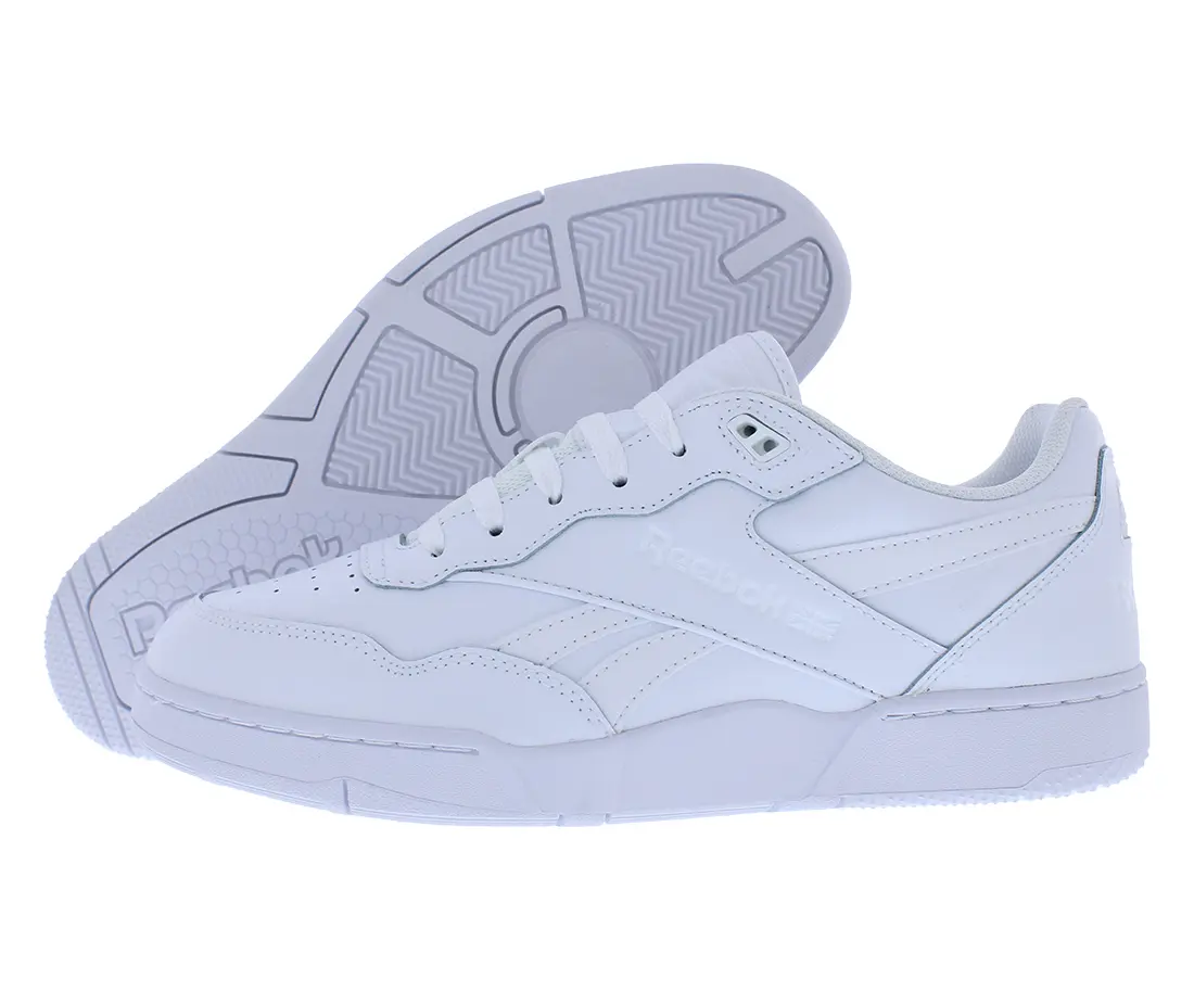 Reebok BB 4000 II Unisex Leather Sneaker, Low-Top Retro Athletic Footwear for Casual Wear and Training, Sports Shoes
