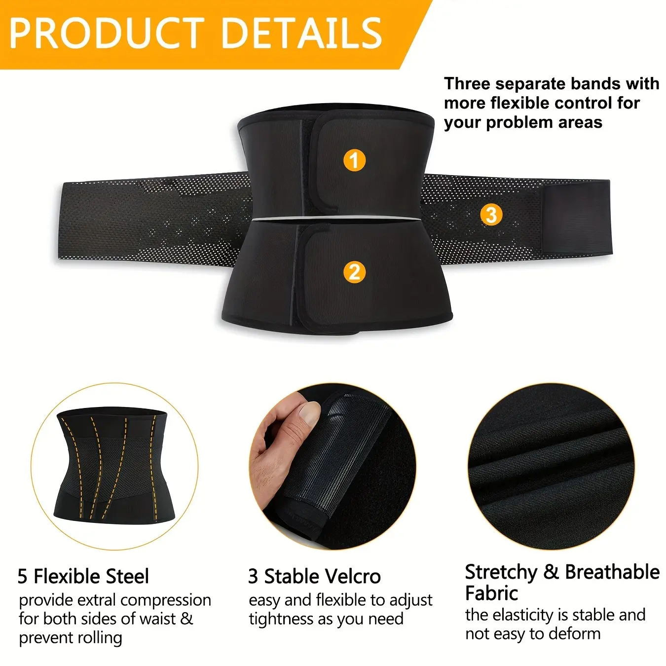 Women Waist Trainer Workout Waist Trimmer Underbust Corset Belly Control Hourglass Body Shaper body shaper compression
